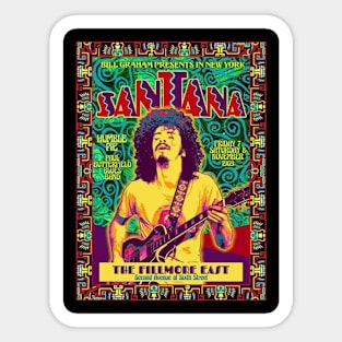 SANTANA MERCH VTG Sticker